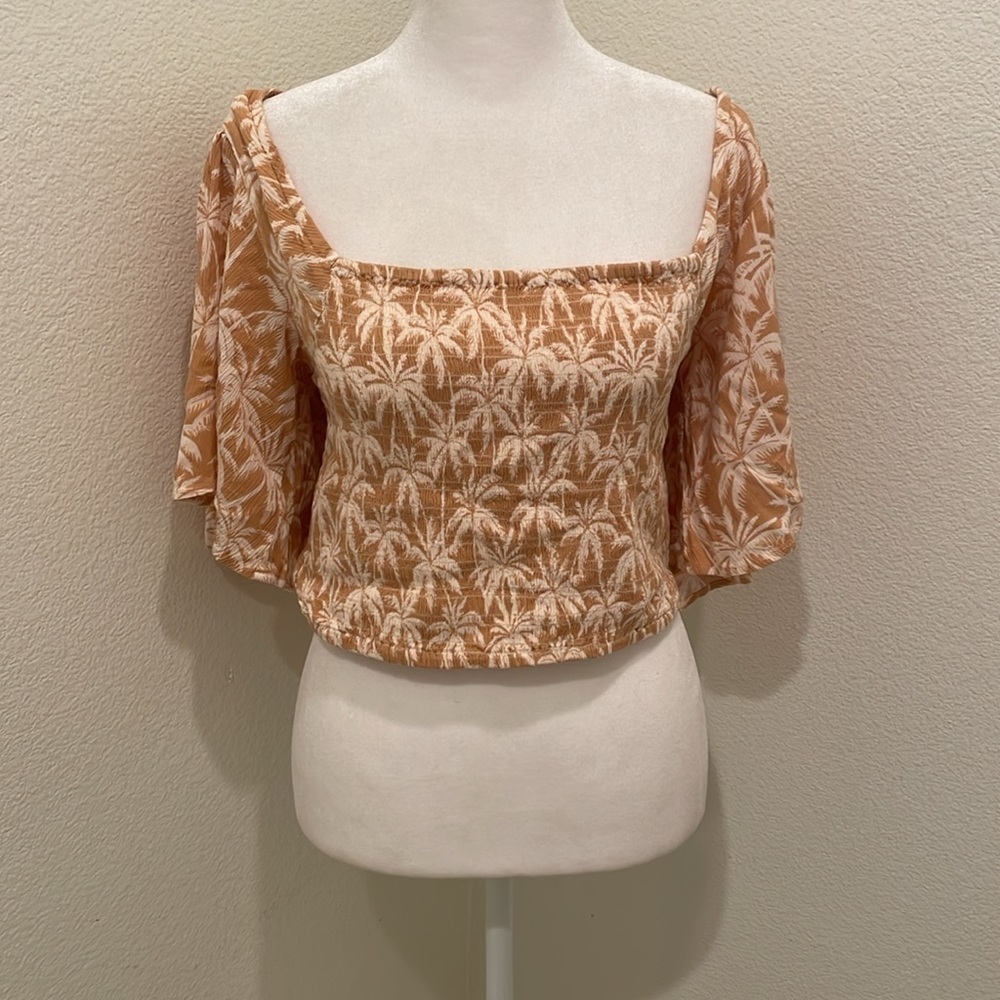NWOT Womens Off Shoulder RipCurl Crop Top XL​​​​​​​